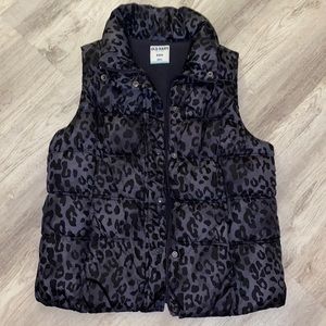 Cheetah print vest